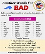 a poster with the words bad and other words in different languages ...