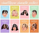 Pósters de personajes de heartstopper X8 imprimibles A4 fanart | Etsy ...
