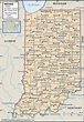 State and County Maps of Indiana
