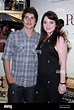 Gregg Sulkin and Jennifer Stone at the 'The Perfect Game' premiere ...