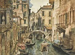 RUDOLF VON ALT | Canal in Venice | 19th Century European Paintings ...