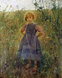 Fritz von Uhde - Little Heathland Princess (1889) : r/museum