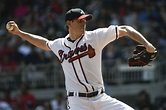 Atlanta Braves pitcher Brandon McCarthy pitches during the first inning ...