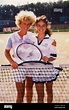 Swiss tennis player Martina Hingis and her mother Melanie Molitorova ...