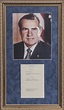 Lot Detail - 1974 Richard Nixon Signed White House Resignation Letter ...