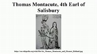 Thomas Montacute, 4th Earl of Salisbury - YouTube