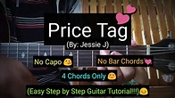 Price Tag - Jessie J (Easy Chords Guitar tutorial) - YouTube