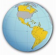 Western Hemisphere Map With Countries - World Map