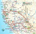 California Road Map – Topographic Map of Usa with States