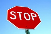 Stop Sign with Blue Sky Picture | Free Photograph | Photos Public Domain