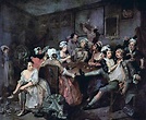 Cervezal: Escena en una taberna, William Hogarth (1732-1735)
