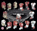 University of Georgia Bulldogs Football Uniform and Team History ...