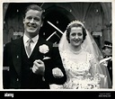 Groom and bride 1954 hi-res stock photography and images - Alamy