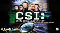 CSI: Crime Scene Investigation - PC - 30 Minute Gameplay - YouTube