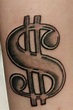 Tattoo uploaded by Hannah Belle • Dollar sign tattoo Money Black and ...