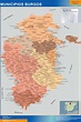 Mapas provincia Burgos en Castilla y León | Tienda Mapas