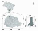 -Cartograma de localização do Município de Paranavaí -Paraná ...