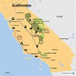StepMap - Kalifornien - Landkarte für USA