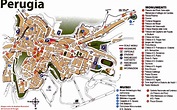 Mappa turistica di Perugia