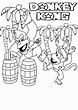 Donkey Kong Coloring Page - Coloring Home