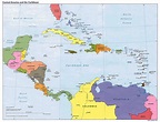 Mapa grande política detallada de América Central - 1995 | América ...