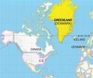 Map Of Canada Greenland - Maps of the World