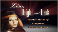 Lisa, Bright and Dark (1973) – DVD Menus