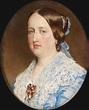 1852 Queen Dona Maria II of Portugal possibly by Guglielmo Faija (Royal ...