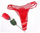 Valentine's gifts Panty Rose Size: 50*30cm Red Roses Women's underwear ...