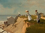 Long Branch, New Jersey By Winslow Homer - Famous Art - Handmade Oil ...