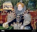 Retrato de Isabel I de Inglaterra, la Armada retrato, c1588, óleo sobre ...