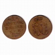 (616) Dinamarca. 1771. 1 Skilling (BC+) - Numismática Rovira