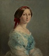 Princess Adelaide of Hohenlohe-Langenburg 1835-1900 Painting by William ...
