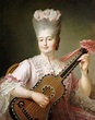 Clotilde de France, reine de Sardaigne by Francois-Hubert Drouais ...