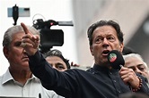 Das Video von Imran Khan zeigt, wie der frühere pakistanische Führer ...