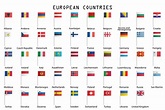 Banderas De Paises De Europa Con Nombres Y Capitales Saberimagenescom ...