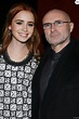 Lily Collins et Phil Collins à la première new-yorkaise du film The ...