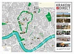 Gratis Krakau Stadtplan mit Sehenswürdigkeiten zum Download
