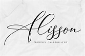 Alisson Script Font by fanastudio · Creative Fabrica | Romantic script ...