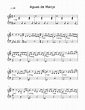 Aguas de Março Sheet music for Piano (Solo) | Musescore.com