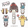 Japan Lover Me Store Paper Doll | Muñecas de papel antiguas ...