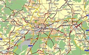 Hanau Karte