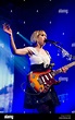 Ritzy Bryan of The Joy Formidable performing at The Ritz in Manchester ...