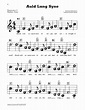 Auld Lang Syne Sheet Music | Traditional | E-Z Play Today
