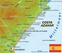 Mapa De La Costa Azahar | Atlanta Mapa