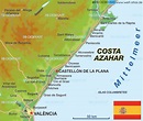 Mapa De La Costa Azahar | Atlanta Mapa
