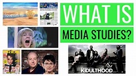 What is Media Studies? - YouTube