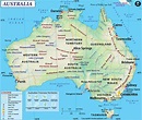 Mapa de Australia con nombres de estados y ciudades [PDF]