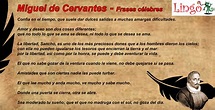 Miguel de Cervantes - Frases célebres | Cervantes frases, Miguel de ...