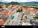 Judenburg, a historic town in Styria, Austria, bird's eye view seen from the city tower Stock ...